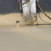 seamless, protective Boise foam roofing